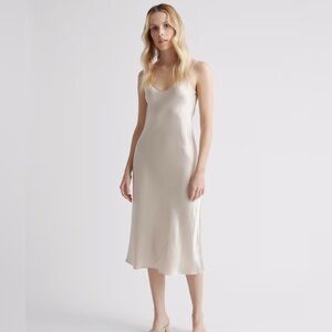 Quince Silk Slip Dress